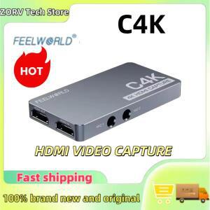 FEELWORLD C4K HDMI2.0 비디오 캡처 카드, 60Hz 지원, VRR 플러그 앤 플레이, 유튜브 틱톡 게임 스트리밍