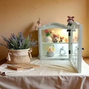 빈티지 미니 키친장 수납장 그릇장 향수장 찬장 장식장 선반장