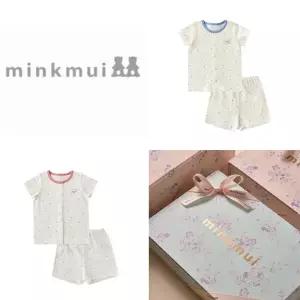 밍크뮤 백일돌선물 도트메쉬반팔내의 2종 택1 3637005426/27