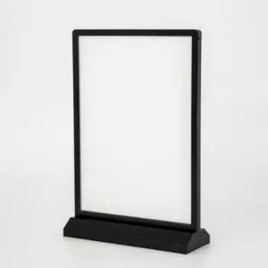 라이트 스탠드 포스터 홍보 조명 사인 액자 A4 검정