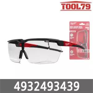 [밀워키] 4932493439 투명 안경겸착 보안경 안전고글 스크래치방지 김서림 방지 보호안경