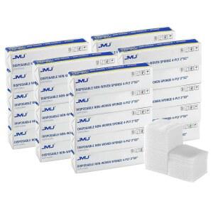 JMU 5000 거즈 패드 2x2 4겹 비직조 스펀지 무균 치과 다용도