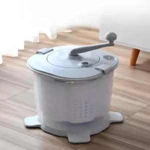 핸드 탈수기 무동력 자취방 2kg 기숙사 일체형세탁공 물기제거 캠핑용 회전식 미니 건조기