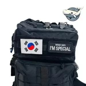 태극기 패치 예쁜 가방 꾸미기 캡슐 스티커 uKM1+7KQA