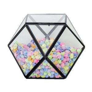 종이학 유리병 예쁜 인테리어 기념일 DIY 투명 종이별병 소장용 글라스 99개 화환병