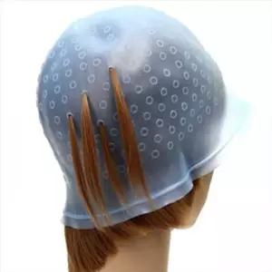 헤어캡 탈색 모자 염색 브릿지 오버풋 실리콘헤어캡