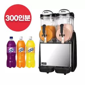 슬러시 기계 대여 렌탈 1일 2구 24L 음료맛 선택 부재료 포함 300인분 세트 XHC224
