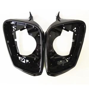 자동차 광택 블랙 사이드 미러 하우징 프레임 BMW 호환 5 시리즈 F10 F11 F18 F07 GT 6 F06 F12 F13 7 F01