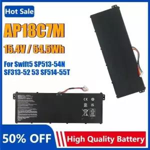 AP18C7M 노트북 배터리 Acer Spin 5 SP513-54N 3 SF313-52G SF514-55GT 54G Aspire A317-51G N19H3 AP18C7K