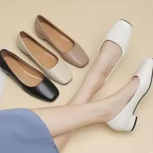 여성 플랫슈즈 여성플랫슈즈 흰색 검정 면접 직장인 여자구두 오피스룩