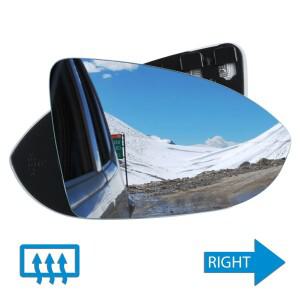 VW Golf VII MK7 12-19용 우측 윙 도어 미러 유리 가열식 후방 볼록