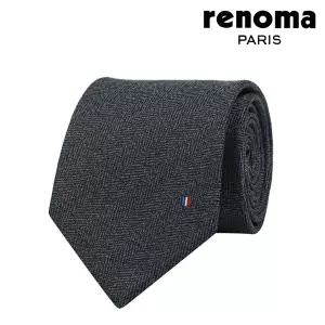 [레노마] 헤링본 포인트 그레이 넥타이_VPSTR9061GY 레노마 타이박스 포함