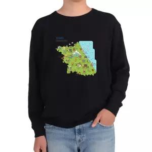 기모맨투맨 GANGWON TOUR MAP 강원도여행 설악산그림 다양한 색상 사이즈 Ors1+8jLe