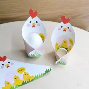 부활 계란 포장 세트 꼬꼬닭 품안에 5개입