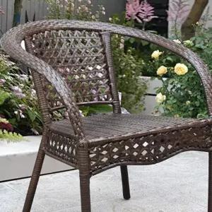 야외라탄의자 카페 외부 등나무 테라스 의자 블랙 베란다