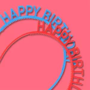 온바름 해피버스데이 머리띠 1P 생일축하머리띠