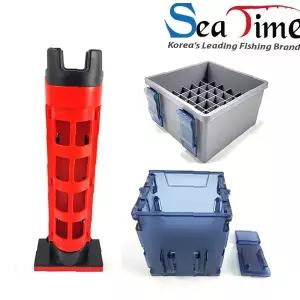 낚시 장비 보관함 로드 거치대 소품 수납 케이스 바다 민물 낚시 정리 용품