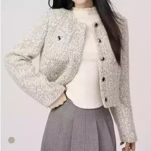 클라셰 민트클래식트위드자켓_B6S0098