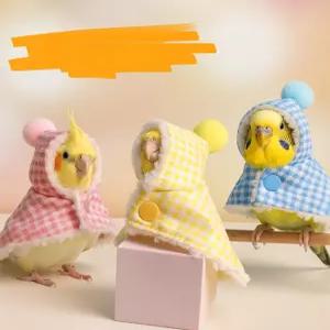 머스코 앵무새용 두꺼운 보온 보호 커버 외출용 새옷