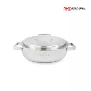 에테르 IH인덕션 통5중 무연마제 304스텐 전골냄비 24cm