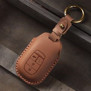 차키케이스 Honda Civic Accord Vezel 액세서리 자동차 케이스 커버 가방 스타일링 홀더 체인 보호