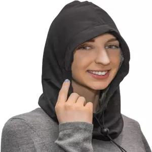 할사 EMF 모자 패러데이 후드 - 방사장 실버 원단 차단 99 감소 5G 4G 셀룰러 WiFi 블루투스 스마트 미터