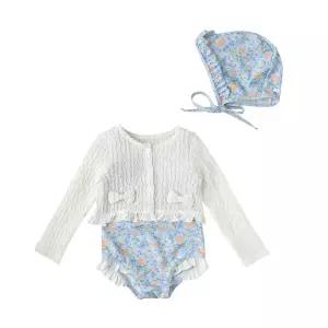 밍크뮤 백일돌선물 (BL)레몬플라워가디건세트수영복 3631462106