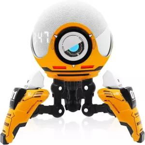 에코 닷 스탠드 테이블 장식 홀더(4세대 및 5세대) 또는 홈팟 미니 브래킷은 임의의 자세(오렌지)를 조정할