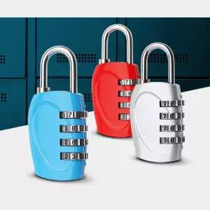 공구함 사물함 컬러 4단 숫자 번호 자물쇠x2개 중학교 pc방 잠금 학교