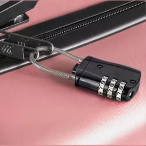 지퍼 가방 캐리어 비밀번호 와이어 자물쇠x2개 안전한 락카자물쇠
