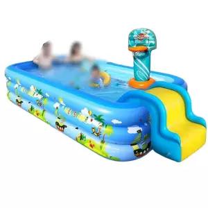 에어 대형 풀장 수영장 대형풀 슬라이드 야외 물놀이