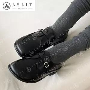 [애슬릿] 여성 로퍼 사각코 버클 스트랩 봄 발 편한 심플 단화