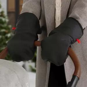 검은색 방수 찍찍이 유모차 개모차 손잡이 장갑 킥보드워머 웨건 방한