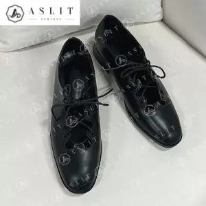 [애슬릿] 여성 로퍼 레이스업 옥스포드 물결 컷팅 봄 발 편한