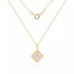 14K 아틱 프레임컷 다이아 큐빅 체인 목걸이 MON41730