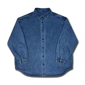 [리빌모아]남자 오버핏 버튼 카라넥 긴팔 셔츠 자켓 OF-JUA-375