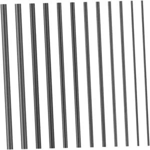 고그미 탄소 낚싯대 수리 인서트 고체 섬유 막대 투피스 연결 경량으로 담수 염수극 팁 교체용