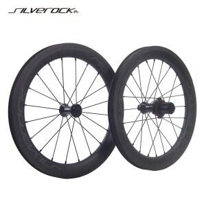 16인치 카본휠 실버록 SR38C 카본 휠 16인치 349 1 3/8 V 브레이크 하이림 휠셋 캘리퍼 11단 K3 GUST 제피르 접이식 자전거용