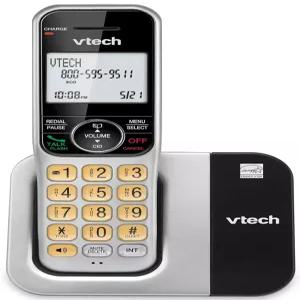 통화 차단 기능이 있는 가정용 VTech 무선 전화 시스템 대형 디스플레이 및 버튼 백라이트 스크린 풀