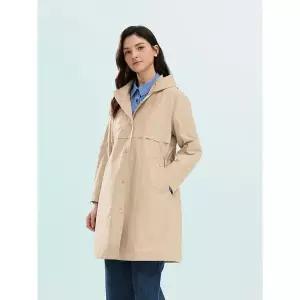 [하프클럽/]하프넥 반후드 트렌치코트