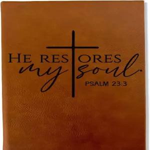 남성과 여성을 위한 맞춤형 기독교 기도 저널 맞춤 디자인 표지 일일 헌신 성경 쓰기 감사 및 신앙 선물