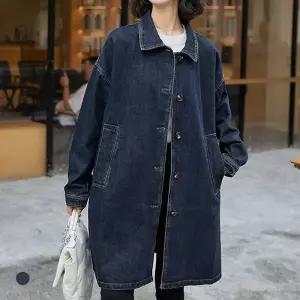 KARRA 스탠드데님롱자켓_A6S0211