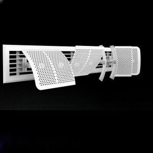 스탠드에어컨 바람막이 냉난방기 윈드가드 직접 조절식 아이보리기본형 냉온풍기 기본형 각도