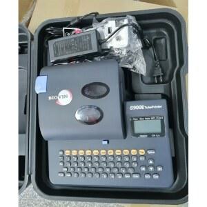 레터링기계 S900E 라인 마킹 프린터 케이블 ID 레터링 기계 PVC 튜브 프린터 와이어 마킹 기계 영문 버전 컴퓨터 연결 없음