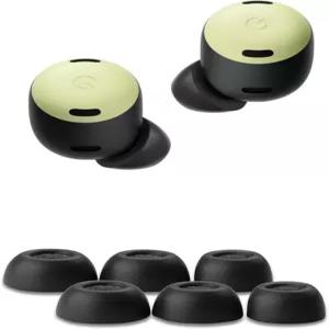 구글 픽셀 버즈 프로(1세대)를 위해 설계된 메모리 폼 교체 이어버드 팁 준수 최고의 편안함 안전한 착용감