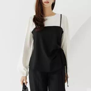 (~100size)포에뷔스티에블라우스 TBF1058