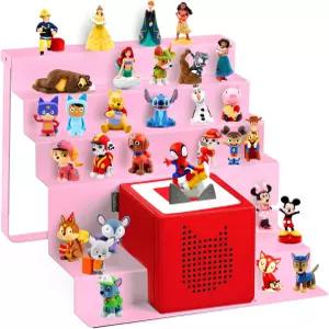 토니 수납 선반용 ACEPRUT 마그네틱 토니박스용 대형 금속 선반 및 20-50 피규어 문자 칼락스 큐브 삽입용