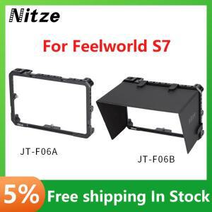 HDMI 케이블 클램프 및 Sunhood가 포함된 Feelworld S7용 Nitze 모니터 케이지  신제품 Hot
