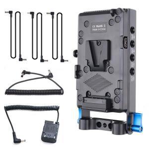 FOTGA V-마운트 더미 배터리 캐논호환 EOS 5D Mark II/III/IV 6D/60D/6D II/7D/5DSR/R/R5 BMPCC 4K/6K용 An