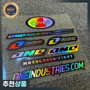 1SET 홀로그램 모토크로스 브랜드 스티커 팩 오토바이 본체 헬멧 표면 노트북 커버 장식에 이상적